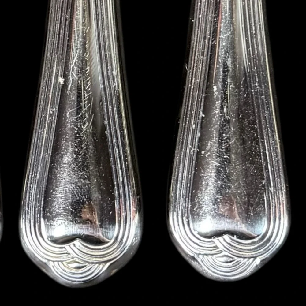 Pfaltzgraff‎ Stainless Steel FAIRISLE lot of 5 Dinner Knives